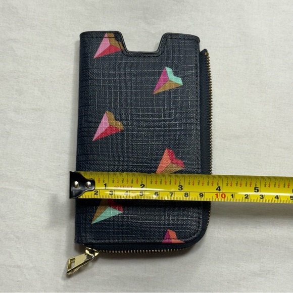 Fossil Phone Sleeve Zip Wallet Navy - Picture 2 of 11